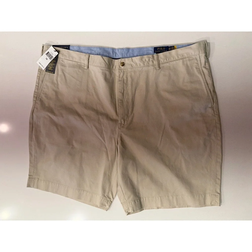 Polo Ralph Lauren Core Replen Classic Fit Chino Shorts Beige Mens 48 9in Inseam